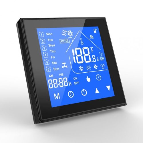SmartWise WiFi-s okos termosztát fekete (SMW-TER-CB)
