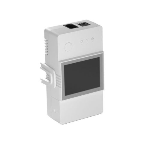 Sonoff TH16 Elite (R3) WiFi-s okosrelé hőmérő bemenettel LED kijelzővel (SON-REL-TH16D-R3)