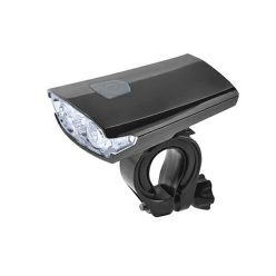   Kerékpáros első 2 Cree LED-es lámpa, vízálló, USB tölthető - fekete