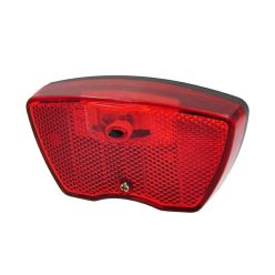  Kerékpáros hátsó 3 LED-es lámpa, csomagtartóra szerelhető, vízálló