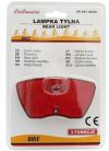 Kerékpáros hátsó 3 LED-es lámpa, csomagtartóra szerelhető, vízálló