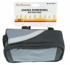 Kerékpártáska kormányra okostelefon tokkal - 80 x 135 mm - szürke
