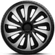 13"-os Caliber Carbon Silver-Black dísztárcsa garnitúra (4darab)