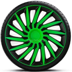   13"-os Kendo Green Black dísztárcsa garnitúra (4darab)