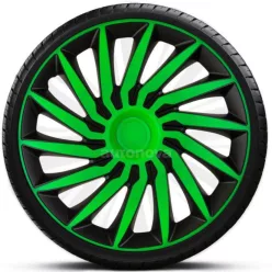   13"-os Kendo Green Black dísztárcsa garnitúra (4darab)