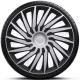 13"-os Kendo Silver-Black dísztárcsa garnitúra (4darab)