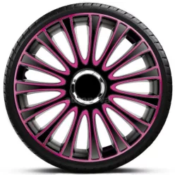   13"-os Lemans Pro Pink-Black dísztárcsa garnitúra (4darab)