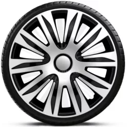  13"-os Nardo Silver-Black dísztárcsa garnitúra (4darab)