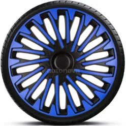 13"-os Soho Blue Black dísztárcsa garnitúra (4darab)