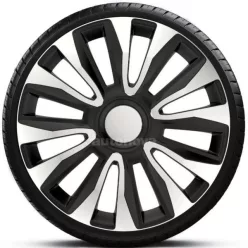   14"-os Avalon Silver-Black dísztárcsa garnitúra (4darab)