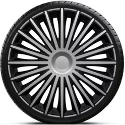  14"-os Dakota Silver Black dísztárcsa garnitúra (4darab)