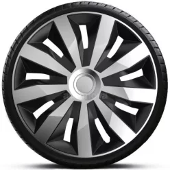   14"-os Penta Silver-Black dísztárcsa garnitúra (4darab)