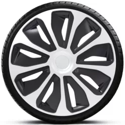   14"-os Platin Silver-Black dísztárcsa garnitúra (4darab)