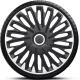 14"-os Quantum Pro Silver-Black dísztárcsa garnitúra (4darab)