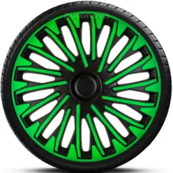   14"-os Soho Green Black dísztárcsa garnitúra (4darab)