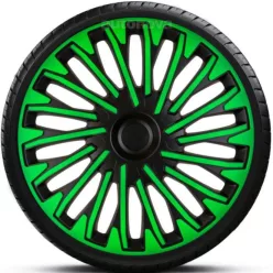   14"-os Soho Green Black dísztárcsa garnitúra (4darab)