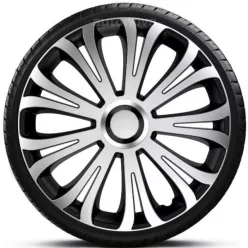   15"-os Avera Silver-Black dísztárcsa garnitúra (4darab)