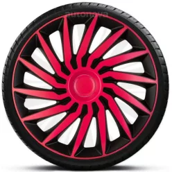   15"-os Kendo Pink Black dísztárcsa garnitúra (4darab)