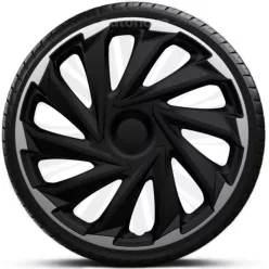   15"-os Misano Silver Black dísztárcsa garnitúra (4darab)