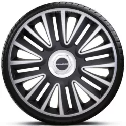   15"-os Quadro Pro Silver Black dísztárcsa garnitúra (4darab)