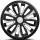16"-os Avalon Silver-Black dísztárcsa garnitúra (4darab)