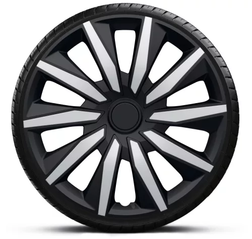 16"-os Decente Silver Black dísztárcsa garnitúra (4darab)
