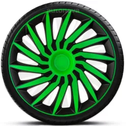   16"-os Kendo Green Black dísztárcsa garnitúra (4darab)
