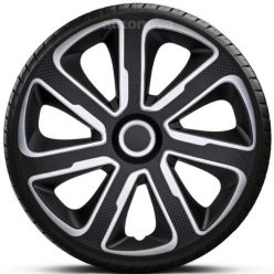   16"-os Livorno Carbon Silver-Black dísztárcsa garnitúra (4darab)