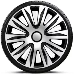   16"-os Nardo Silver-Black dísztárcsa garnitúra (4darab)