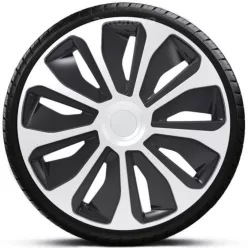   16"-os Platin Silver-Black dísztárcsa garnitúra (4darab)
