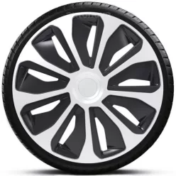   16"-os Platin Silver-Black dísztárcsa garnitúra (4darab)
