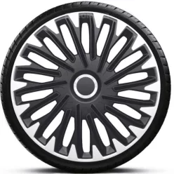   16"-os Quantum Pro Silver-Black dísztárcsa garnitúra (4darab)