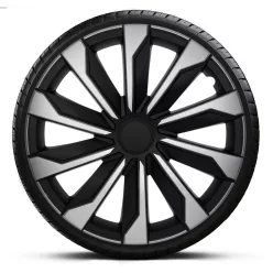   16"-os Typhoon Silver Black dísztárcsa garnitúra (4darab)