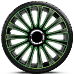   17"-os Lemans Pro Green-Black dísztárcsa garnitúra (4darab)