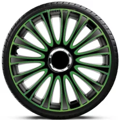   17"-os Lemans Pro Green-Black dísztárcsa garnitúra (4darab)