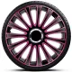 17"-os Lemans Pro Pink-Black dísztárcsa garnitúra (4darab)
