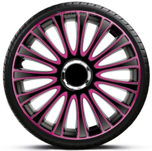 17"-os Lemans Pro Pink-Black dísztárcsa garnitúra (4darab)