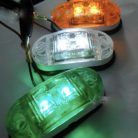 AE-LA570W 24V, 0.02A, 0.56W szélességjelző/helyzetjelző fehér "E" jellel