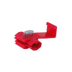   Elektromos gyorscsatlakozók, piros, 0,5-1mm kw, 22-18AWG, 10A max., 5 db / 86298