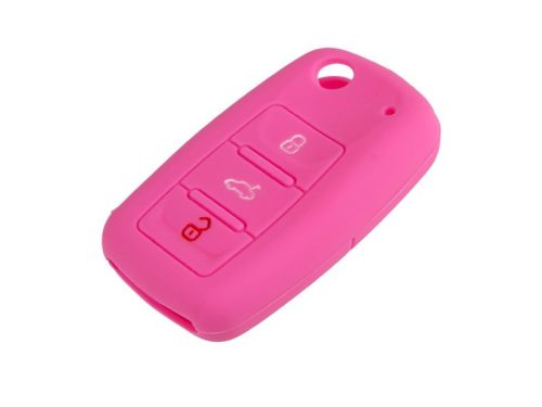 Szilikon kulcsháztok vw , rózsaszín CM86952P