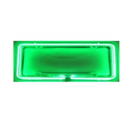 NEON RENDSZÁMTÁBLA, AD998G