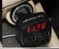 2-es USB töltő + Digitális voltmérő AE-WF021-2