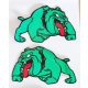 SPIKE BULL DOG matrica 2dbos M-méret Green