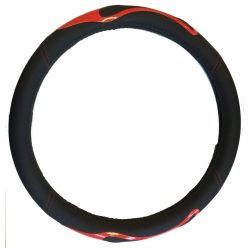 Műbőr sport mintás kormányvédő KV-TH38567R