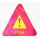 STOP Matrica Fényvisszaverős 10CM X 10CM