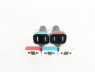 2-es USB töltő + Digitális voltmérő SX-01