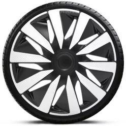  13"-os Lazio Carbon Silver Black dísztárcsa garnitúra (4darab)