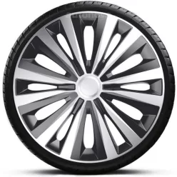   14"-os Multi Silver-Black dísztárcsa garnitúra (4darab)