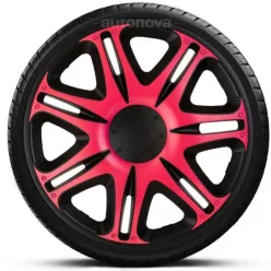   14"-os Nascar Pink Black dísztárcsa garnitúra (4darab)