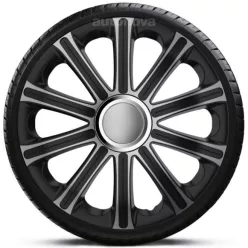   15"-os Modena Black-Silver dísztárcsa garnitúra (4darab)